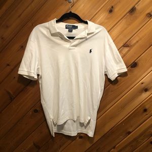 Polo Ralph Lauren white polo medium